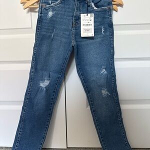 Zara Blue Straight Leg Jeans